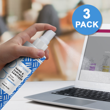 Load image into Gallery viewer, Hand &amp; Surface Sanitizer Spray (3-Pack)