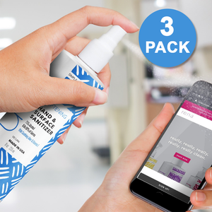 Hand & Surface Sanitizer Spray (3-Pack)