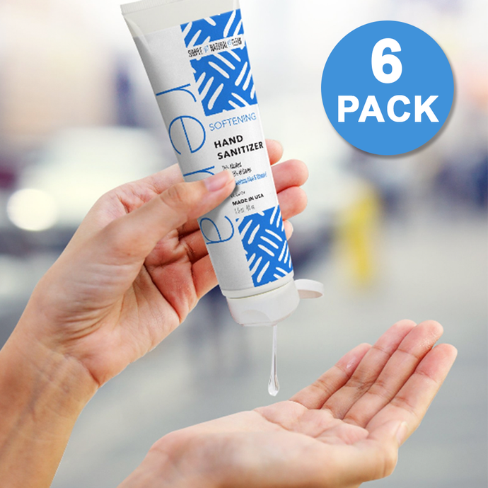 Hand Sanitizer Gel Tube (6-Pack)